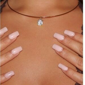 NEW 18K waterproof Evry jewels structured necklace